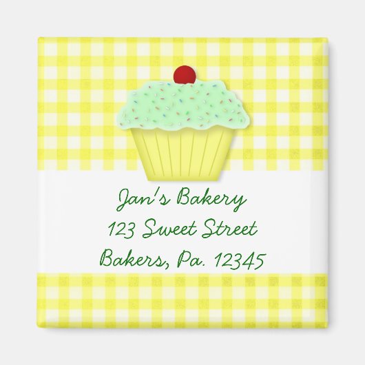 Cupcake Custom Magnet Magneet (Voorkant)