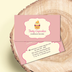 Cupcake Cute Baker-lekkerdessert Visitekaartje