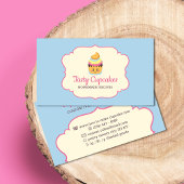 Cupcake Cute Baker sweets Visitekaartje
