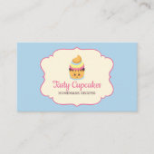 Cupcake Cute Baker sweets Visitekaartje (Voorkant)