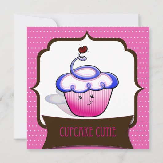 Cupcake Cutie Cartes pour notes (Devant)