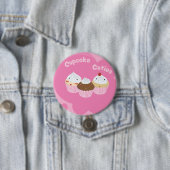 Cupcake Cuties! Ronde Button 7,6 Cm (In situ)