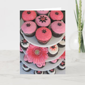 Cupcake dankt u bedankkaart
