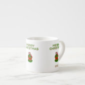 Cupcake de Noël Espresso Mug (Devant droit)