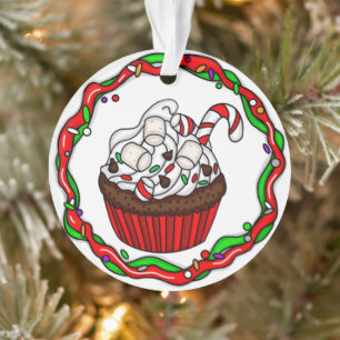 Cupcake de Noël personnalisé