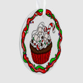 Cupcake de Noël personnalisé (devant)