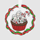 Cupcake de Noël personnalisé (devant)