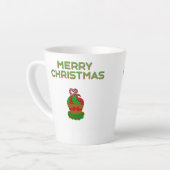 Cupcake de Noël Petite Mug latte (Angle gauche)