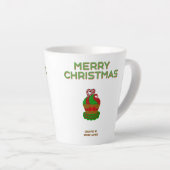 Cupcake de Noël Petite Mug latte (Angle droit)