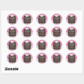 Cupcake décoratif | Stickers Chef pâtissier (Feuille)
