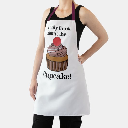 Cupcake denk ik alleen maar aan de cupcake schort (Insitu)