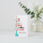 Cupcake Dessert Baking Bakery Business Package Visitekaartje (Staand voorkant)