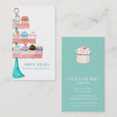 Cupcake Dessert Baking Bakery Business Package Visitekaartje (Voorkant / Achterkant)