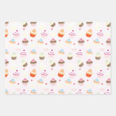 Cupcake Dessert Baking Theme Inpakpapier Vel (Voorkant)