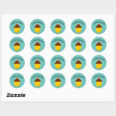 Cupcake Dessert Label Sticker (Vel)