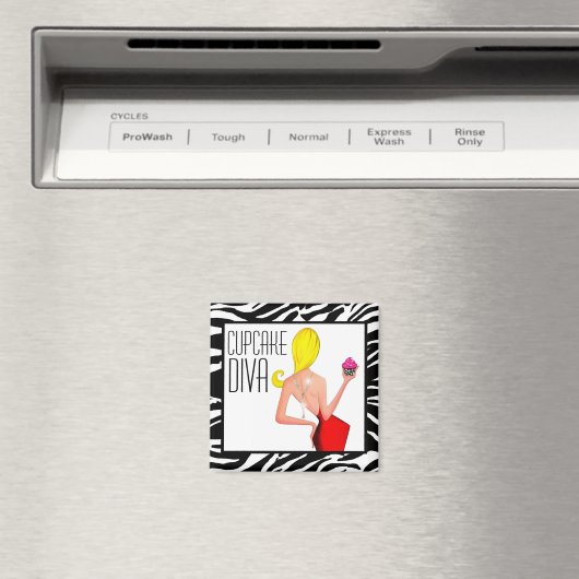 Cupcake DIVA Magneet (Insitu (Vaatwasser))