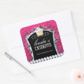 Cupcake Diva - Stickers Emballage (Enveloppe)