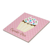 Cupcake Diva Tile Tegeltje (Zijkant)