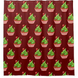 Cupcake Douchegordijn