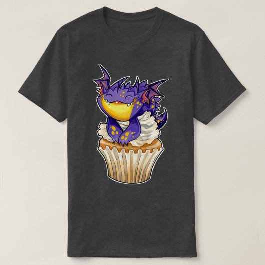 Cupcake dragon lemon lavender squish t-shirt (Design voorkant)
