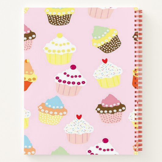 Cupcake Dream Spiral Carnet (Dos)