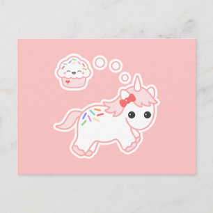 Cupcake Dream Unicorn Briefkaart
