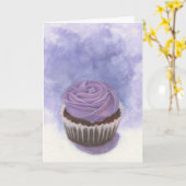 Cupcake Droom Kaart (Gele Bloem)