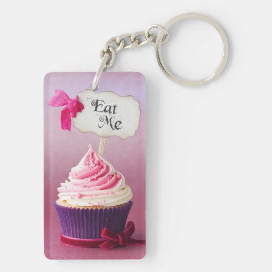 Cupcake - Eat me Sleutelhanger (achterkant)
