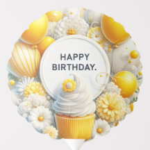 cupcake en ballon feestballon