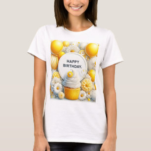 cupcake en ballon t-shirt