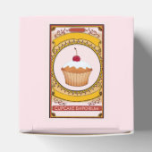 Cupcake en Cherry-promotie Bedankdoosjes (Bovenkant)
