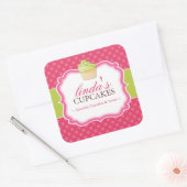 Cupcake en Dessert - Verpakking Stickers (Envelop)