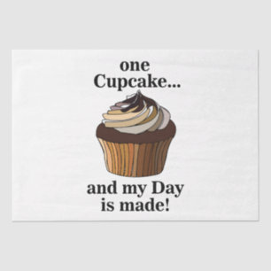 Cupcake en mijn dag is Cupcake Tissuepapier