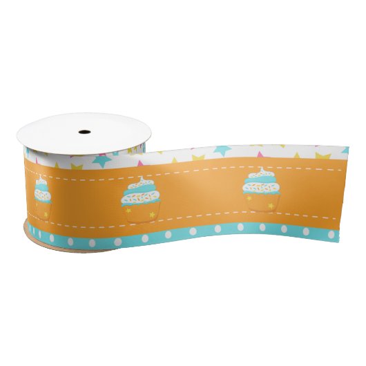 Cupcake en Sprinkles Birthday Party Lint (Spoel)