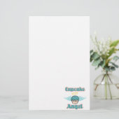 cupcake engel briefpapier (Staand voorkant)