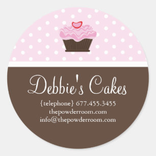 Cupcake Envelope Seal Stickers