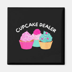 Cupcake Er - Grappige Cupcake Bakker Gebak Bakken  Magneet