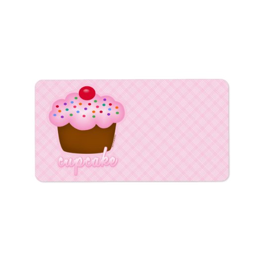 Cupcake Etiket (Voorkant)