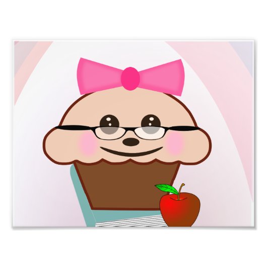 Cupcake Foto Afdruk (Voorkant)