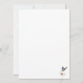 Cupcake Franse Victoriaans uitnodiging (Achterkant)