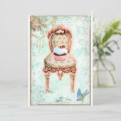 Cupcake French Victorian Invitation (Debout devant)