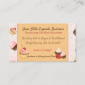 Cupcake Fun Visitekaartje (Voorkant)
