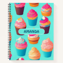 Cupcake geometrisch kleurrijk gepersonaliseerd pat