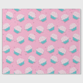 Cupcake Geschenkpapier Cadeaupapier (Vlak)