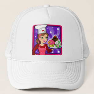 Cupcake Girl-muts Trucker Pet