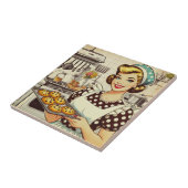 Cupcake Girl Tegeltje (Zijkant)