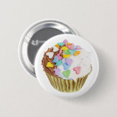 Cupcake Harten Button (Voorkant /achterkant)