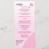 "Cupcake Heaven" - Chic Pastry Dessert Menu (Achterkant)