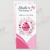 "Cupcake Heaven" - Chic Pastry Dessert Menu (Voorkant / Achterkant)