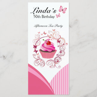 "Cupcake Heaven" - Menu de dessert de pâtisserie c